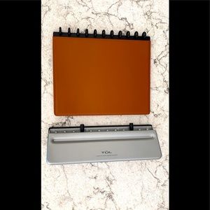 TUL custom note taking system binder & hole punch